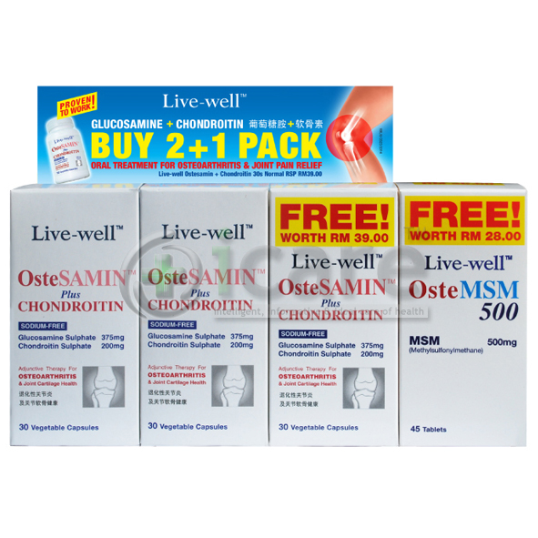 live-well ostesamin plus chondroitin buy 2+1pack